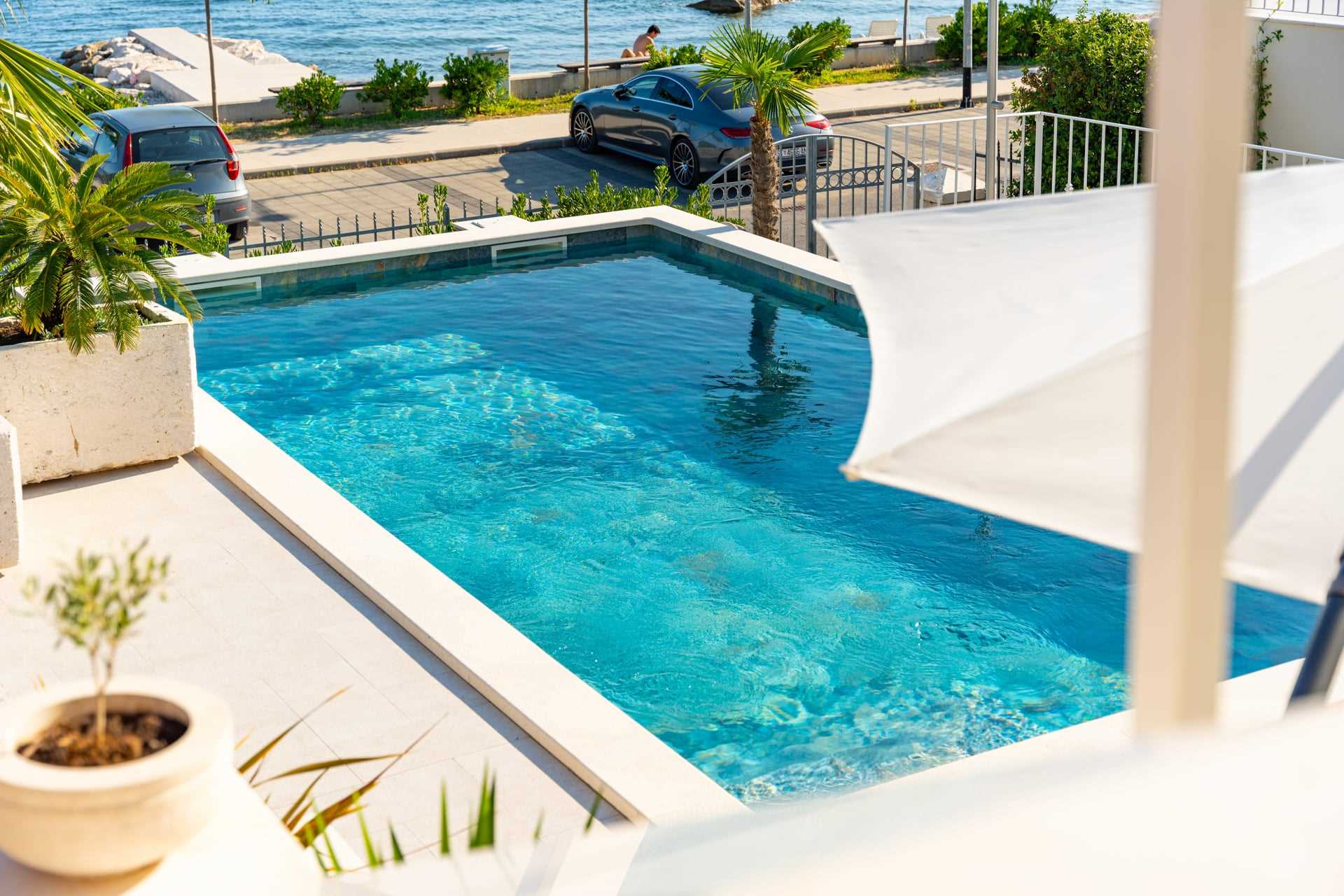 Beachfront Villa Harmonia with Pool