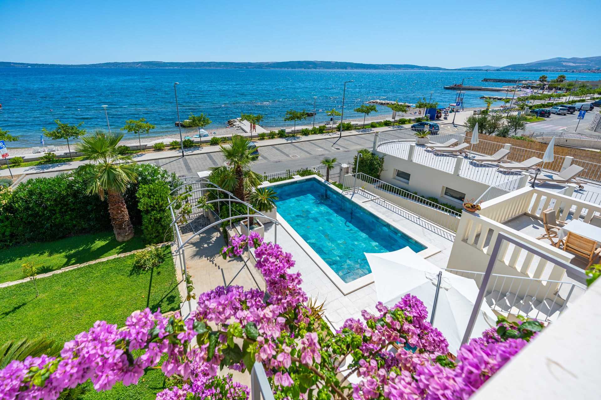 Beachfront Villa Harmonia with Pool