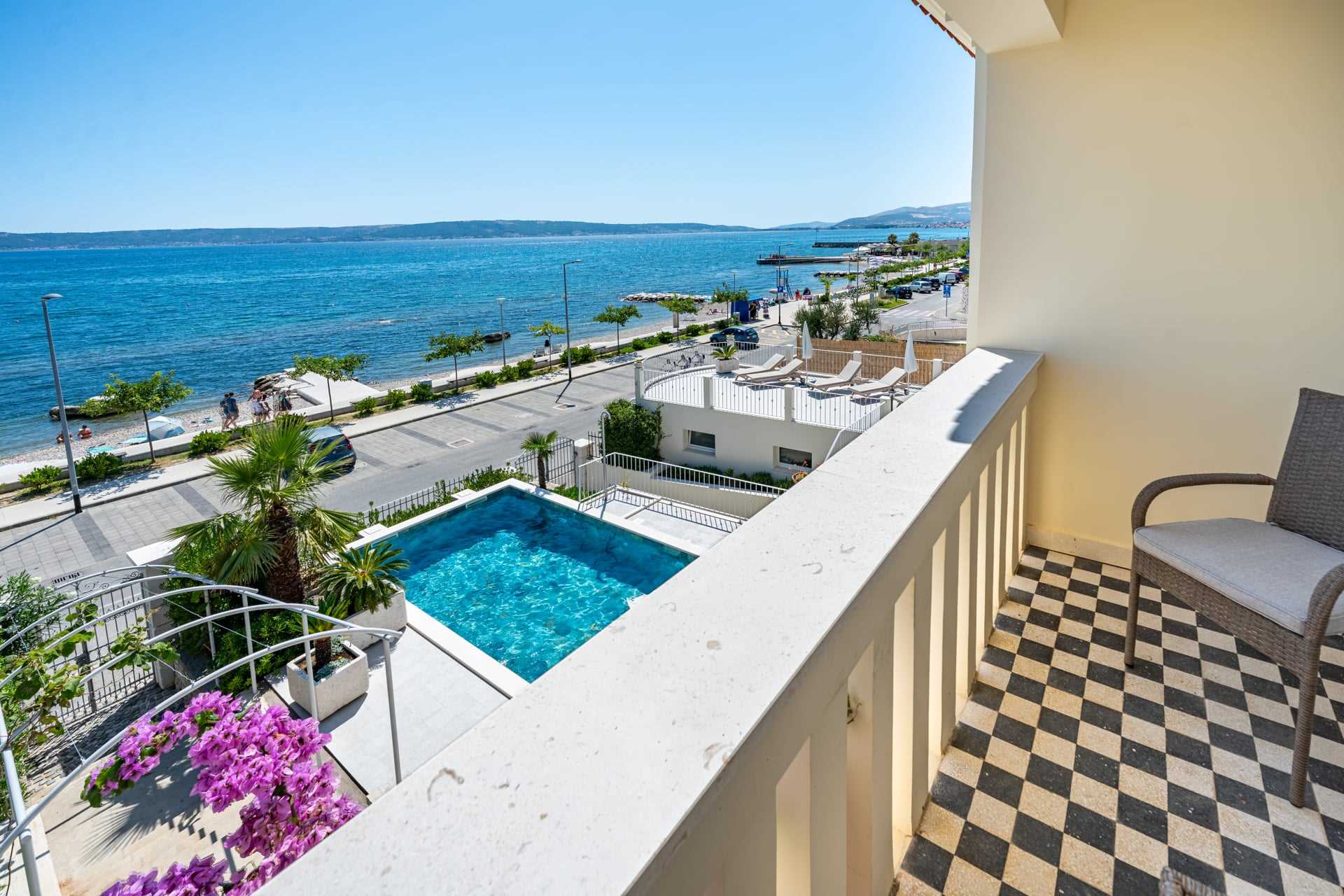 Beachfront Villa Harmonia with Pool