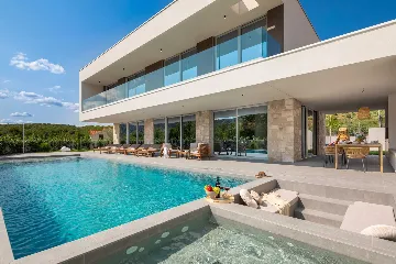 Modern Villa with Pool and Sports Courts in Srinjine