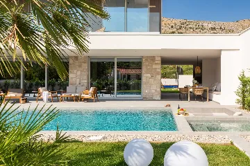 Modern Villa with Pool and Sports Courts in Srinjine