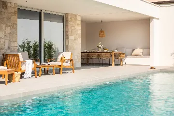 Modern Villa with Pool and Sports Courts in Srinjine