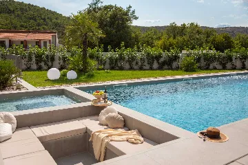 Modern Villa with Pool and Sports Courts in Srinjine