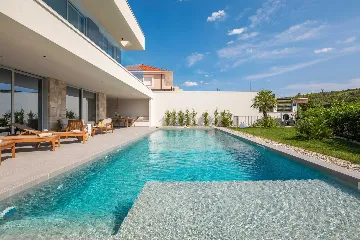 Modern Villa with Pool and Sports Courts in Srinjine