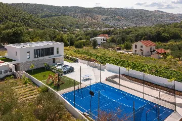 Modern Villa with Pool and Sports Courts in Srinjine