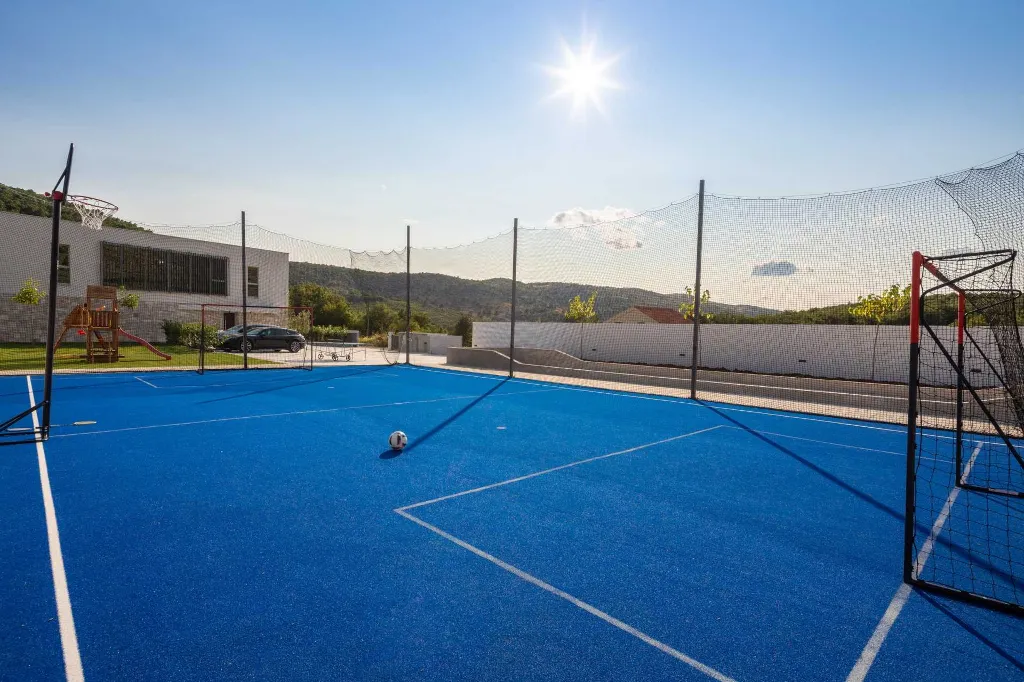 Modern Villa with Pool and Sports Courts in Srinjine