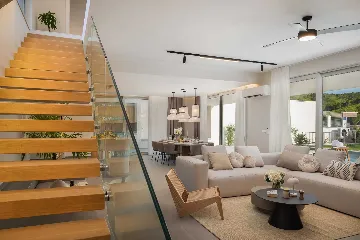 Modern Villa with Pool and Sports Courts in Srinjine