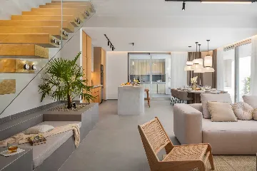 Modern Villa with Pool and Sports Courts in Srinjine