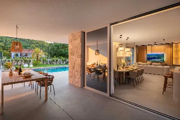 Modern Villa with Pool and Sports Courts in Srinjine