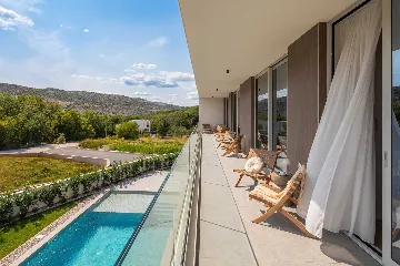 Modern Villa with Pool and Sports Courts in Srinjine