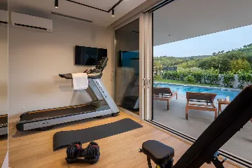 Modern Villa with Pool and Sports Courts in Srinjine