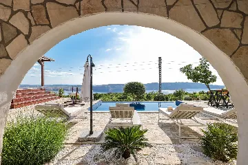 Modern Family Villa with Pool in Senj