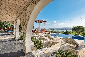 Modern Family Villa with Pool in Senj