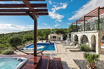 Modern Family Villa with Pool in Senj