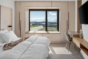 Modern Villa Retreat with Pool in Rogoznica