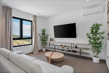 Modern Villa Retreat with Pool in Rogoznica