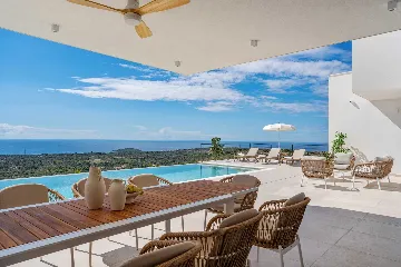 Modern Villa Retreat with Pool in Rogoznica