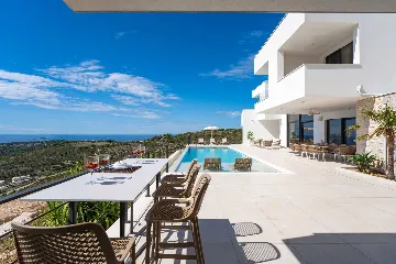 Modern Villa Retreat with Pool in Rogoznica