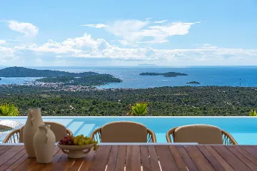 Modern Villa Retreat with Pool in Rogoznica