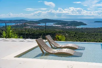 Modern Villa Retreat with Pool in Rogoznica