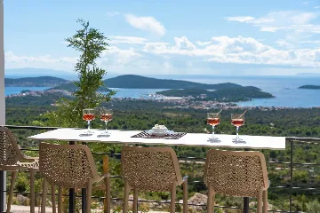 Modern Villa Retreat with Pool in Rogoznica