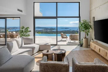 Modern Villa Retreat with Pool in Rogoznica