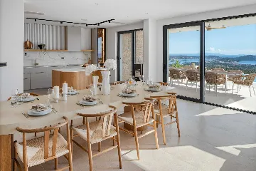 Modern Villa Retreat with Pool in Rogoznica