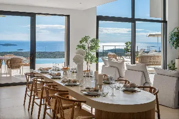 Modern Villa Retreat with Pool in Rogoznica