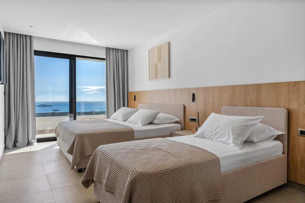 Modern Villa Retreat with Pool in Rogoznica