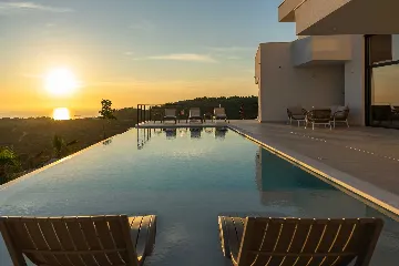 Modern Villa Retreat with Pool in Rogoznica