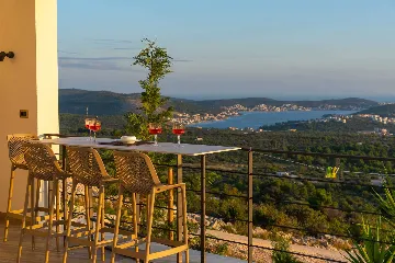 Modern Villa Retreat with Pool in Rogoznica