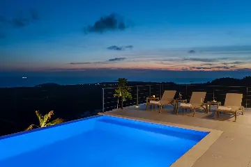 Modern Villa Retreat with Pool in Rogoznica