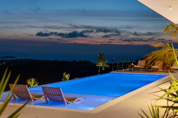 Modern Villa Retreat with Pool in Rogoznica