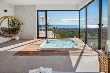 Modern Villa Retreat with Pool in Rogoznica