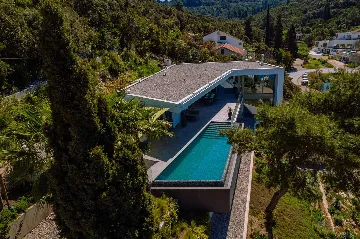 Beachfront Villa with Infinity Pool in Korčula