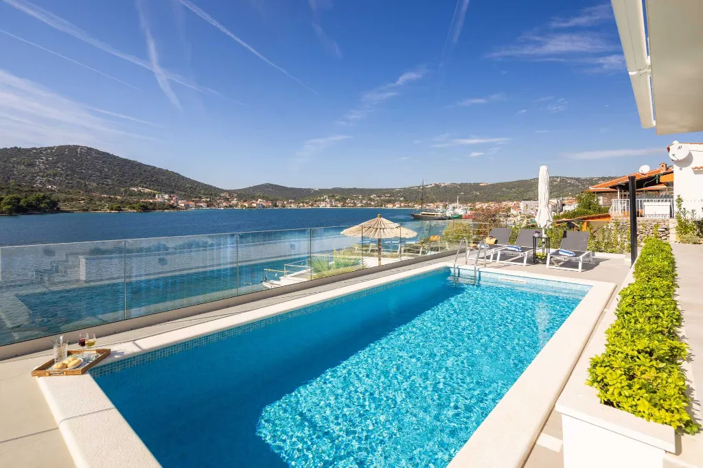 Beachfront Villa Retreat with Pool in Vinisce