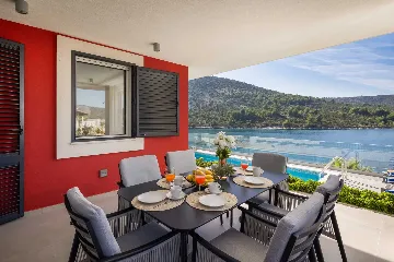 Beachfront Villa Retreat with Pool in Vinisce