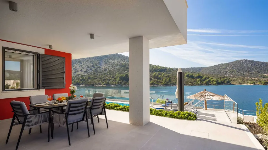 Beachfront Villa Retreat with Pool in Vinisce