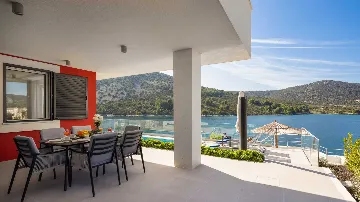 Beachfront Villa Retreat with Pool in Vinisce