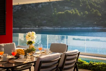 Beachfront Villa Retreat with Pool in Vinisce