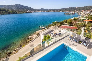 Beachfront Villa Retreat with Pool in Vinisce