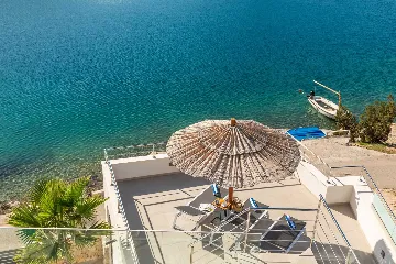 Beachfront Villa Retreat with Pool in Vinisce