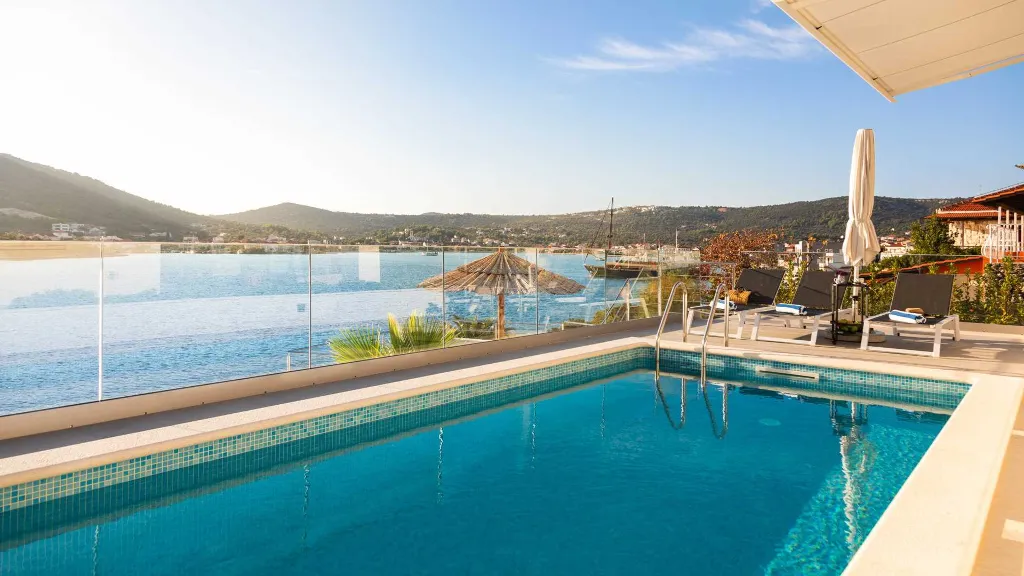 Beachfront Villa Retreat with Pool in Vinisce