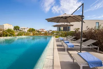 Contemporary Seaside Villa with Pool in Rogoznica