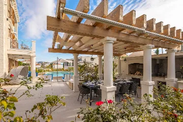 Contemporary Seaside Villa with Pool in Rogoznica