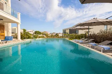 Contemporary Seaside Villa with Pool in Rogoznica