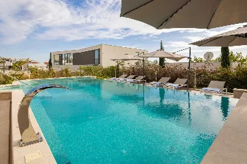 Contemporary Seaside Villa with Pool in Rogoznica