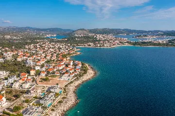 Contemporary Seaside Villa with Pool in Rogoznica