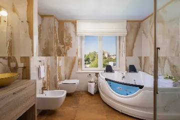 Contemporary Seaside Villa with Pool in Rogoznica