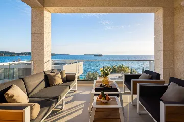 Contemporary Seaside Villa with Pool in Rogoznica